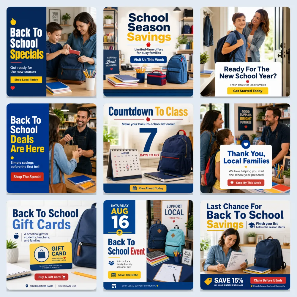 SchoolReady Back to School Promo Pack for Local Businesses - Image 2